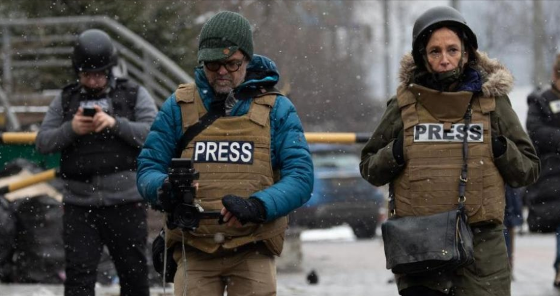 Reporters in Ukraine